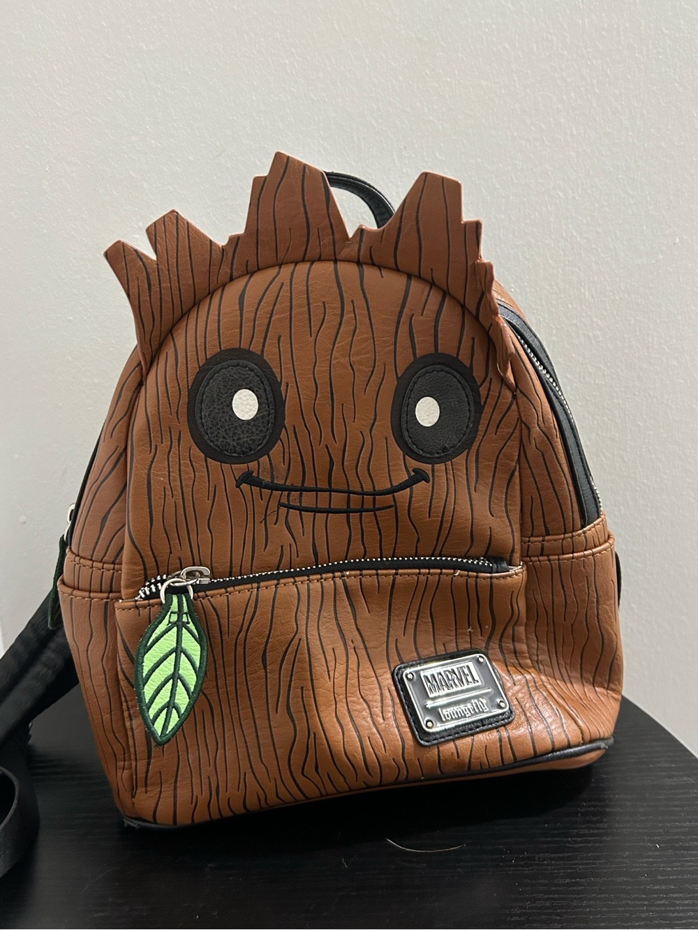 Loungfly Marvel Groot Brown Mini Backpack - Picture 2 of 6